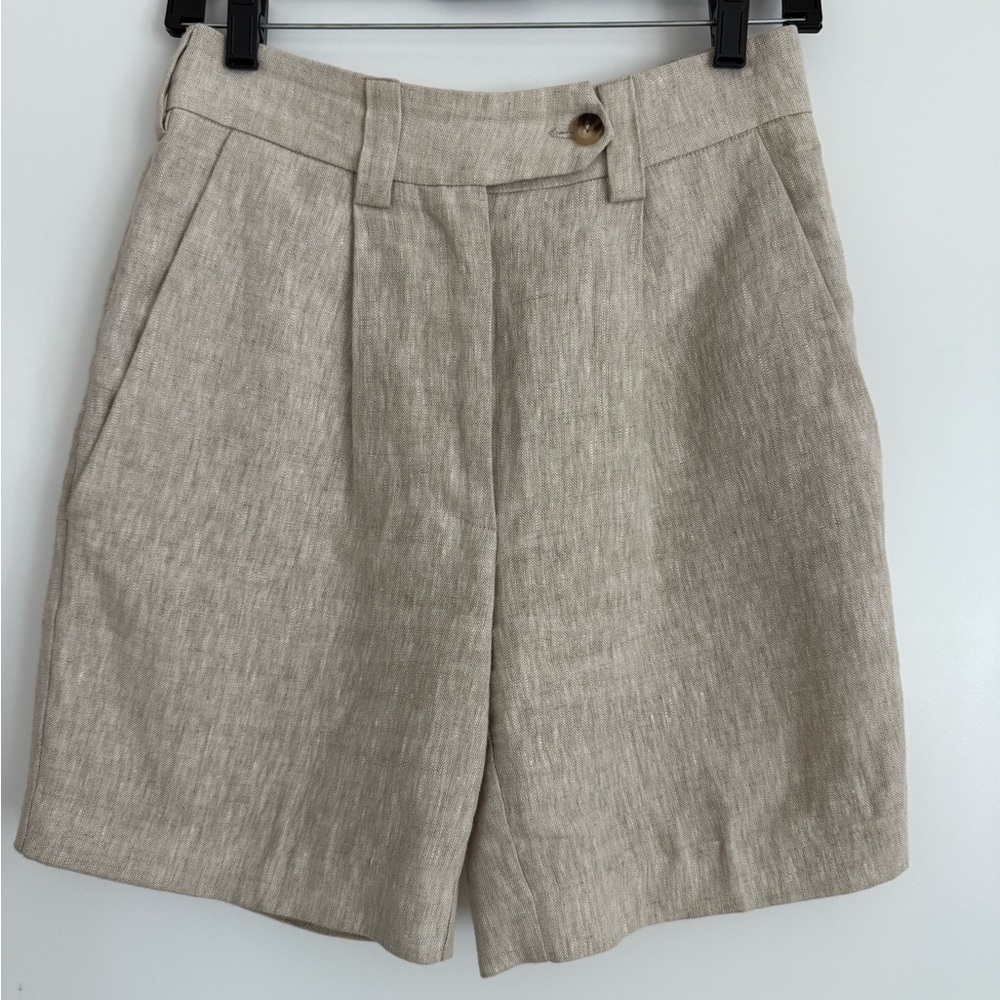 Chic 100% Linen Shorts